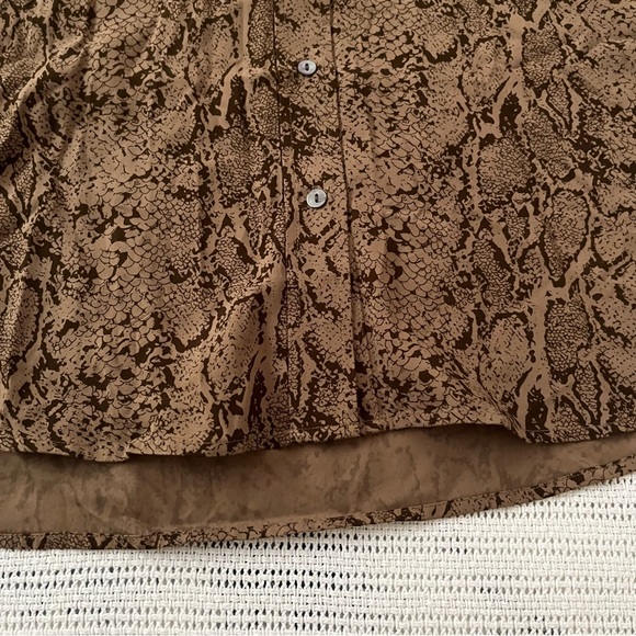 Rails Noemi Top in Brown Snakeskin - Picture 6 of 13